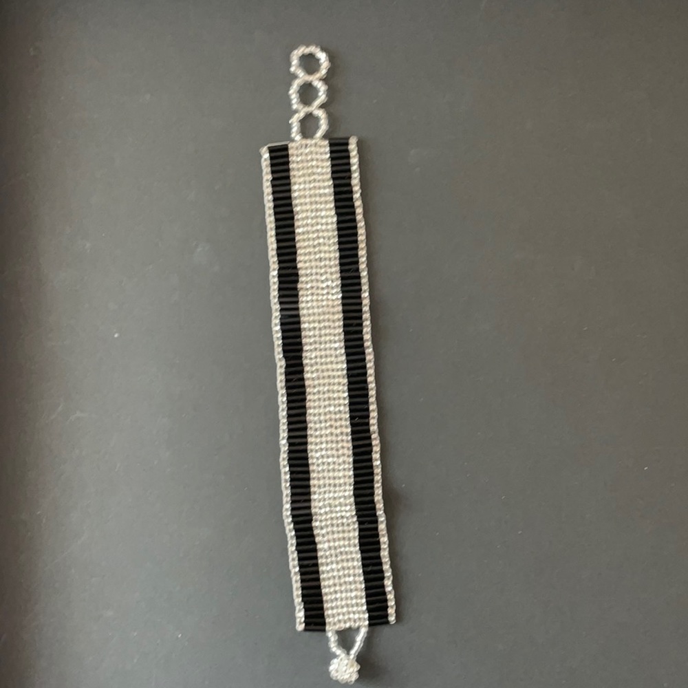 Beaded bracelet made in France.
